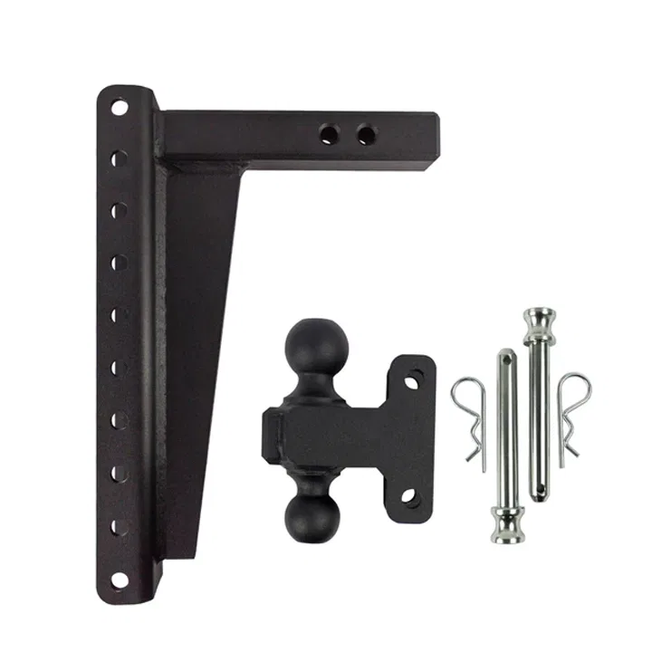 HD2014 – BULLETPROOF Trailer Hitch Ball Mount, For 2 Inch Receiver Lockable (Lock Sold Separate) 22000 Pound Gross Tr...